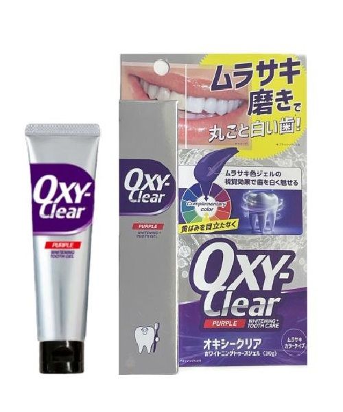 オキシ―クリアホワイトニングトゥースジェルムラサキ30g